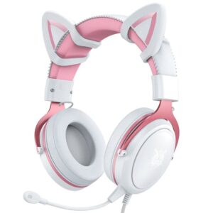 هدست گیمینگ ONIKUMA 10X Cat سفید