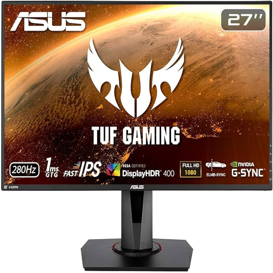 مانیتور ایسوس ASUS TUF VG279QM 27” FHD IPS 280Hz 1ms